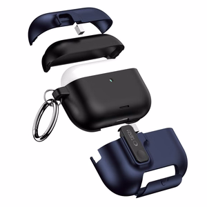 Tech-Protect Slim Hook Case for AirPods Pro 3 - Navy Blue