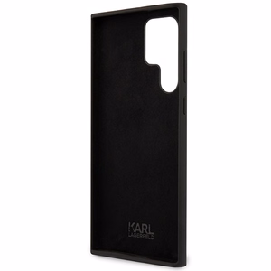 Karl Lagerfeld Suojakuori Samsung Galaxy S24 Ultralle KLHCS24LSNCHBCK musta HC SILICONE NFT CHOUPETTE