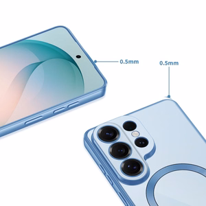 Tech-Protect MagFlex suojakuori Samsung Galaxy S26 Ultralle - läpinäkyvä sininen