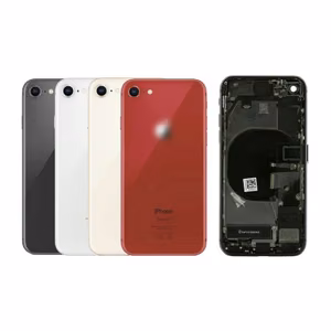 Back Cover Compatible With iPhone 8 / Red / (full housing + small parts) / OEM
