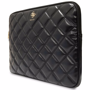 Guess Quilted 4G suojus 16 tuuman kannettavalle - musta
