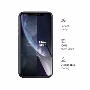 Tempered glass to iPhone XR / 11 Blue Star