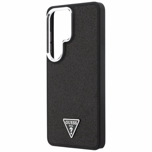 Guess case Fixed Glitter Triangle MagSafe for Samsung Galaxy S26 Ultra black
