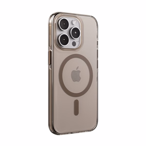 Crong Clear MAG Pro MagSafe suojakuori iPhone 15 Pro -laitteelle, aavikonbeige