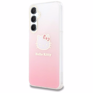 Hello Kitty IML Gradient Electrop Kitty Head Suojakuori Samsung Galaxy A55:lle - Vaaleanpunainen