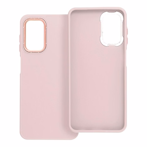 Frame Suojakuori Samsung A13 5G / A04S puuterinvaaleanpunainen