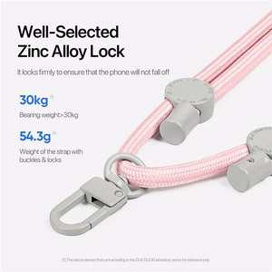 DUX DUCIS Plaz - cross-body phone strap - light pink