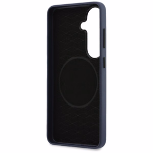 BMW M Metal Logo MagSafe Case for Samsung Galaxy S26 - Navy Blue
