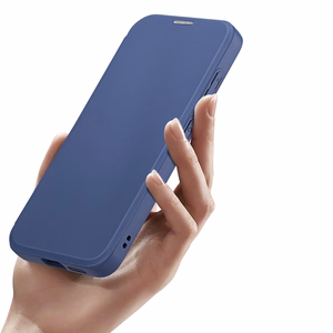 Dux Ducis Skin X Pro -suojakuori Samsung S24+:lle magneettisormuksella ja läpällä - sininen