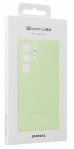 Samsung EF-PS928TGE Silicone Cover -kuori Galaxy S928 S24 Ultra:lle, limetenvihreä