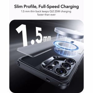 ESR Classic Hybrid MagSafe Suojakuori Samsung Galaxy S26 Ultralle - Musta