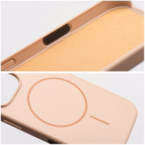 Case for iPhone 16 PLUS Premium Glossy Mag Cover compatible with MagSafe and Camera Control button desert gold
