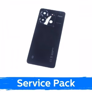 Takakansi yhteensopiva Xiaomi Poco X6 5G / musta / (Service Pack)