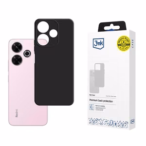 3mk Matt Case Xiaomi Redmi Note 13R 5G / Redmi 13 4G:lle - Musta