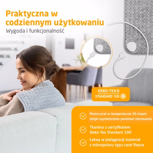 Medisana HP 516 lämpötyyny, vaaleanharmaa