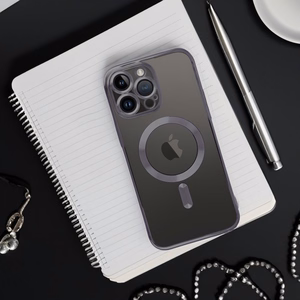 Suojakuori Samsung A37:lle Electro Mag Cover yhteensopiva MagSafe titanium