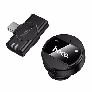 Wireless microphone USB C Hoco L21 black