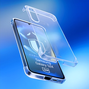 3mk Just20g Clear Case Samsung Galaxy S24:lle - Läpinäkyvä