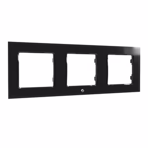 Shellly Switch Frame Triple (Black)