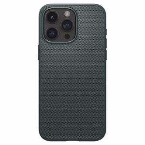 Spigen Liquid Air Suojakuori iPhone 15 Pro Max:lle - syvänvihreä
