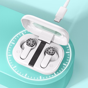 WEKOME VA06 Vanguard Series Bluetooth 5.2 TWS-nappikuulokkeet latauskotelolla, valkoiset