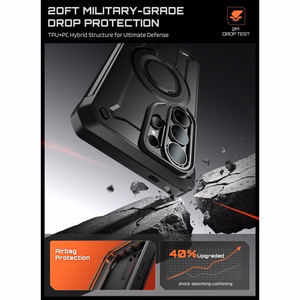 Supcase Unicorn Beetle Pro Mag MagSafe 2-Set Suojakuori Samsung Galaxy S26 Ultralle - Musta