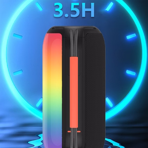 Dudao Y21 langaton kaiutin RGB-taustavalolla Bluetooth 5.3 - musta