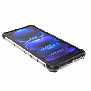 Honeycomb case for Xiaomi Redmi Note 12 Pro+ armored hybrid cover black