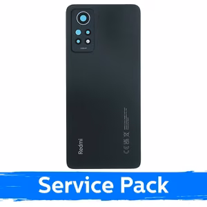 Back Cover Compatible With Xiaomi Redmi Note 12 Pro 4G / Graphite Gray / (Service Pack)