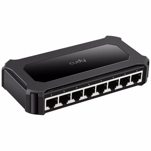 Cudy GS108D network switch Unmanaged Gigabit Ethernet (10/100/1000) Black
