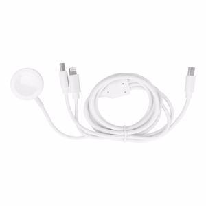 Kaapeli (m) 3in1 Type C - Lightning / Type C / Apple Watch 3W 2A C3169 1,2 m - valkoinen (m)