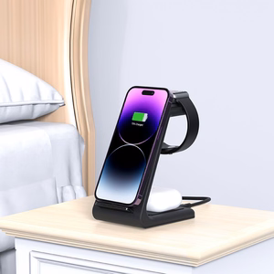 Tech-Protect QI15W-A36 3in1 Charging Station for Apple - Black
