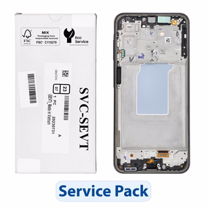 ServicePack LCD-näyttö SAMSUNG A26 5G A266B musta GH82-37049A