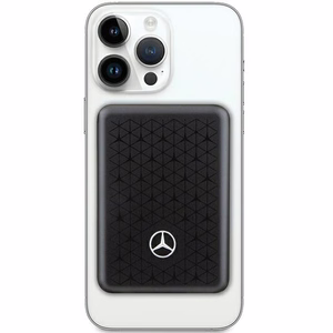 Varavirtalahde Mercedes Stars Pattern MagSafe 5W 3000mAh - musta