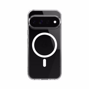 Crong Hybrid Clear Magnetic MagSafe -suojakuori Google Pixel 11 -mallille, läpinäkyvä