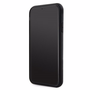 Karl Lagerfeld KLHCN61G2CPK iPhone 11 / Xr 6.1 musta/musta kovakuori Glitter Choupette Patch