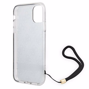 Guess GUOHCN61H4STW iPhone 11 ruskea/ruskea kovakotelo 4G Print hihna