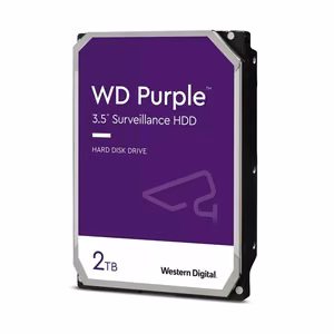 Western Digital Purple sisäinen kovalevy 2 TB 3,5 tuumaa Serial ATA