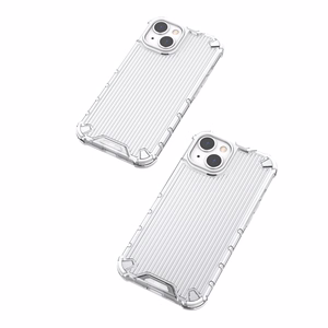 Ombre Protect Suojakuori iPhone 14 Plus:lle panssaroitu vaaleanpunainen ja sininen