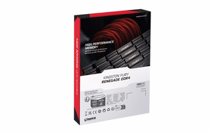 Kingston Technology FURY 16GB 3200MT/s DDR4 CL16 DIMM 1Gx8 Renegade musta