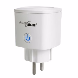 GreenBlue WiFi kauko-ohjattava pistorasia Android/iOS/Alexa/Google Home energiankulutus ajastin maks. 3680W tyyppi F GB720 F