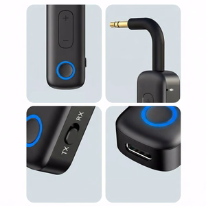 Tech-Protect Ultraboost AU02 Bluetooth 5.4 -äänisovitин - musta