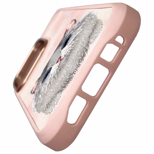 NIMMY Suojakuori BIG EYED PET 2.0 Kissa iPhone 16 Pro Max:lle vaaleanpunainen