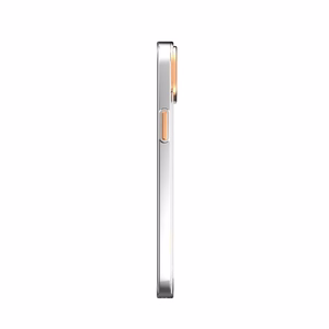 Moshi iGlaze suojakuori iPhone 14 Plus -laitteelle, MagSafe-yhteensopiva, läpinäkyvä Sunset Gold -yksityiskohdilla