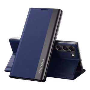 Sleep Case Pro Suojakuori Samsung Galaxy S23+:lle läppäjalusta sininen