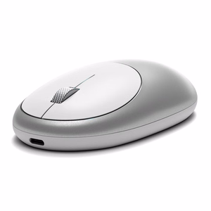 Langaton hiiri Satechi 1200 dpi bluetooth M1 hopeinen
