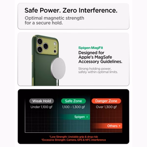 Spigen Nano Pop MagSafe -suojakuori iPhone 18 Pro / 17 Pro -malleille, vihreä
