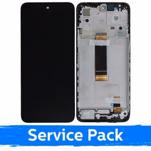LCD Näyttö yhteensopiva Xiaomi Redmi 12 4G / Redmi 12 5G / Poco M6 Pro 5G Musta kehyksellä (Service Pack)