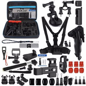 Set of 43 Puluz accessories for sports cameras (including Osmo Action 5 Pro, Ace Pro 2) PKT47