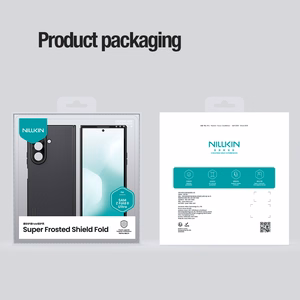 Nillkin Super Frosted Shield Fold magneettinen suojakuori Samsung Galaxy Z Fold 8 Ultra -puhelimelle, MagSafe-yhteensopiva – musta